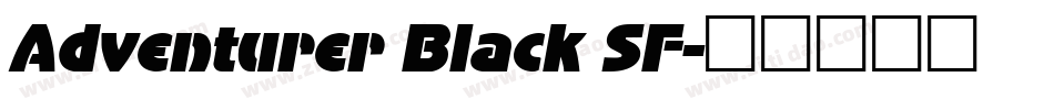 Adventurer Black SF字体转换
